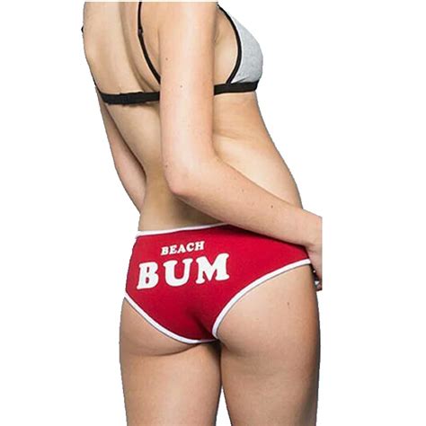 Women Funny Lingerie G String Briefs Cotton Panties Underwear Panties T