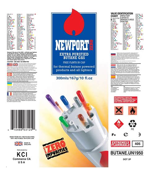 NewPort 300ml purified Butane Gas fills every lighter wholesale qty of