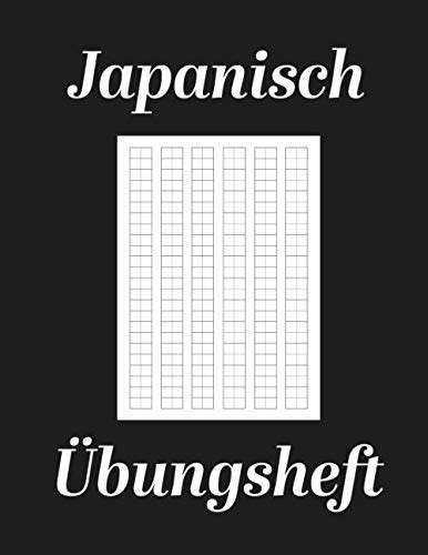 Japanisch Übungsheft Genkouyoushi Papier um Kanji Schriftzeichen