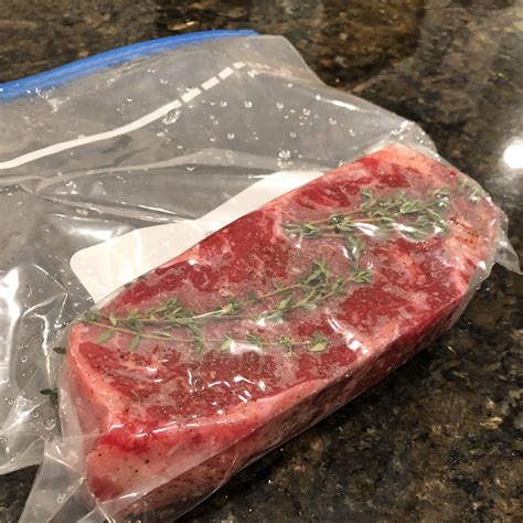 Ny Strip Sous Vide And Cast Iron Seared R Steak