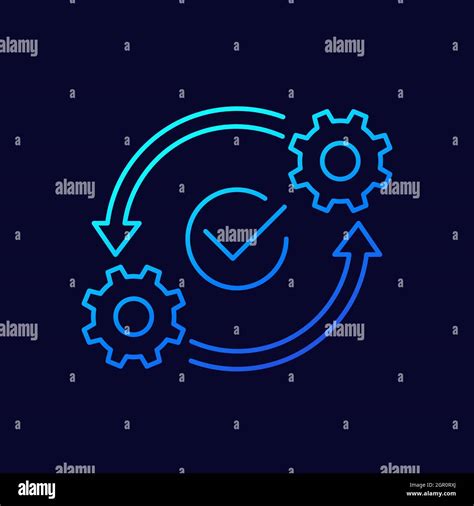 Optimization Optimize Line Vector Icon Stock Vector Image And Art Alamy