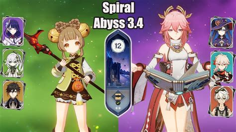 C Yaoyao Archon Team And C Yae Hyper Carry Team Floor Spiral Abyss