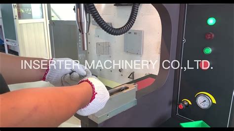 Easy Operation 618nc Fastener Insertion Machine Youtube