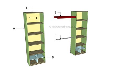 Closet Organizer Plans | MyOutdoorPlans