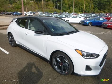 Chalk White Hyundai Veloster Turbo Ultimate Exterior Photo