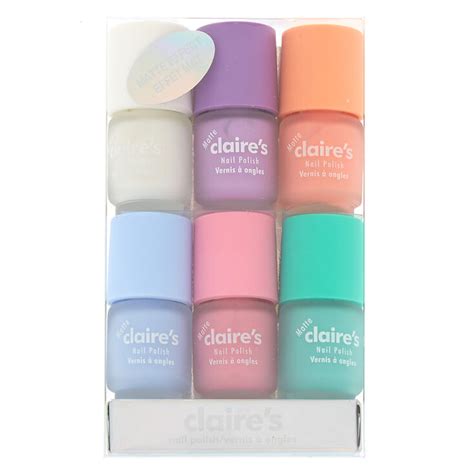 Mini Matte Pastel Nail Polish - 6 Pack | Claire's