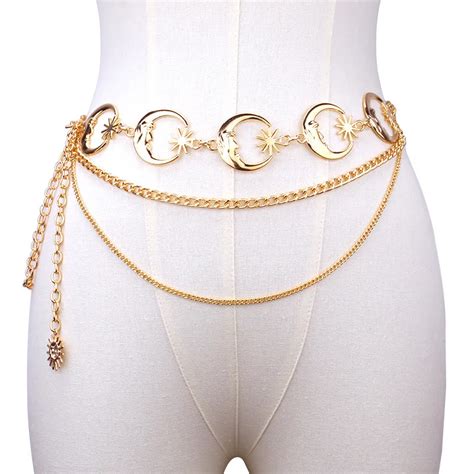 European And American Body Jewelry Sexy Chest Chain Bikini Belly Chains