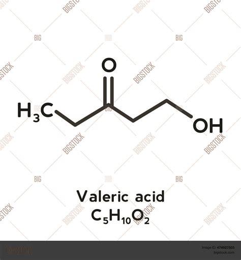 Valeric Acid Molecule Vector & Photo (Free Trial) | Bigstock