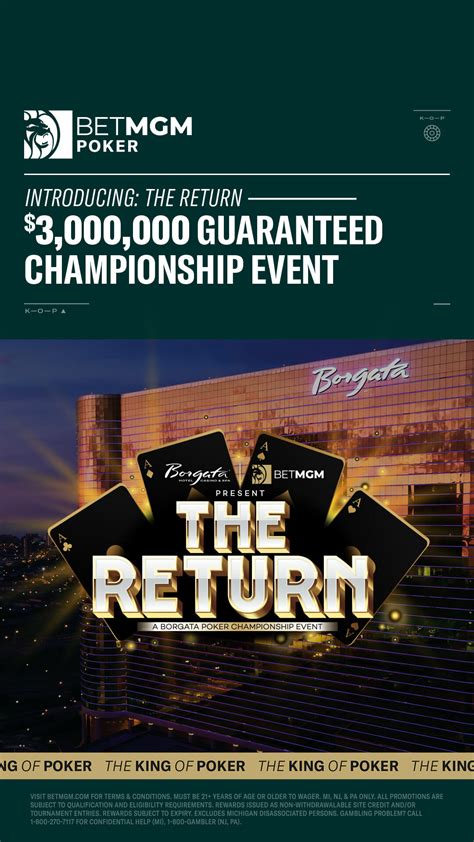 The Return: A Championship Event – Borgata Online