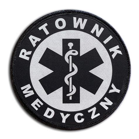 Naszywka Emblemat RATOWNIK MEDYCZNY Na Rzepie 12855784407 Allegro Pl