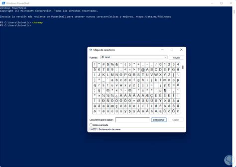 C Mo Abrir Mapa De Caracteres Windows Solvetic