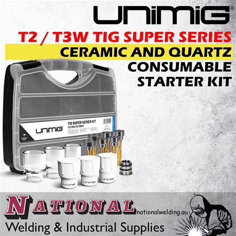 T2 T3w Tig Super Series Ceramic And Quartz Consumable Starter Kit