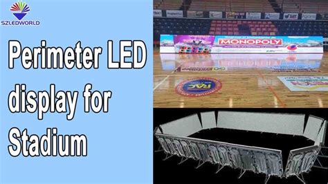 China Perimeter LED Display Factory For Stadium SZLEDWORLD