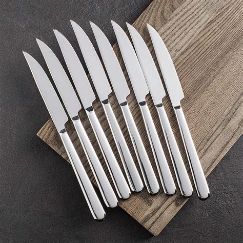 zwilling contemporary steak knife set   stainless steel
