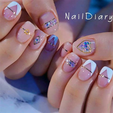 Korean Nails Korean Art Eyemakeupred Trendy Nails Fashion Nails