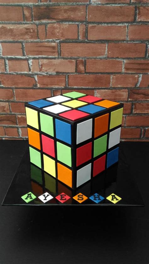 Rubik Cube Cake Decorated Cake By Nikita Mahmood Cakesdecor