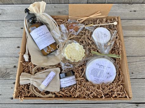 Organic Spa Gift Set Skin Care Gift Box Thank You Gift Box Best