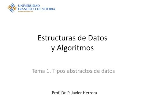 Pdf Estructuras De Datos Y Algoritmos Cartagena Comed