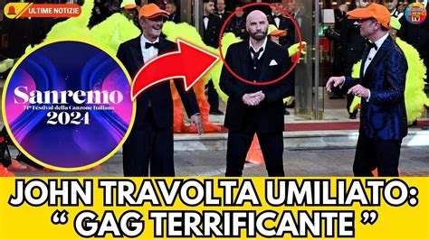 Sanremo Ballo Del Qua Qua John Travolta Sono Stato Umiliato Non