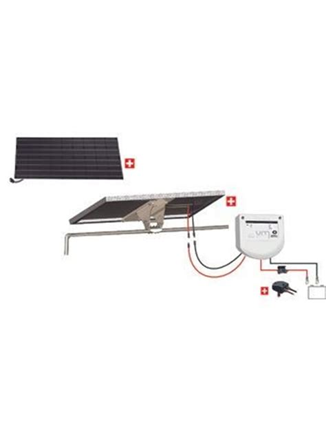 Kit Nautisme 150w 12v Panneau Monocristallin Mppt Support Portique