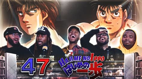 Hajime No Ippo Ep 47 The Fighting Spirit Within REACTION YouTube