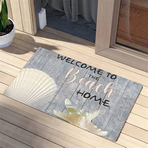 Octopus Sea Snail Fish Turtle Crab Door Mats Underwater World Coconut