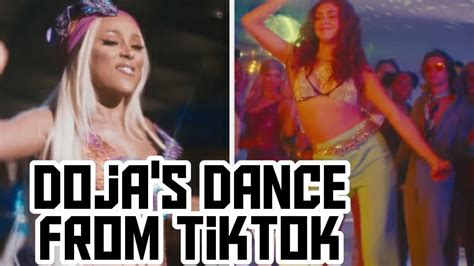 Doja Cat Does Say So Dance From Tiktok In Her New Music Video Youtube