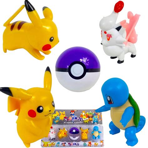 Figurki Pokemon Go Mega Zestaw W Figurki Pokeball Kula Pikachu