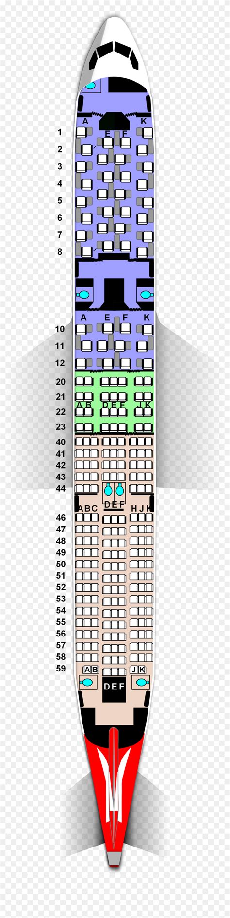 B787 9 The Qantas Source - Qantas 787 Cabin Layout, HD Png Download ...