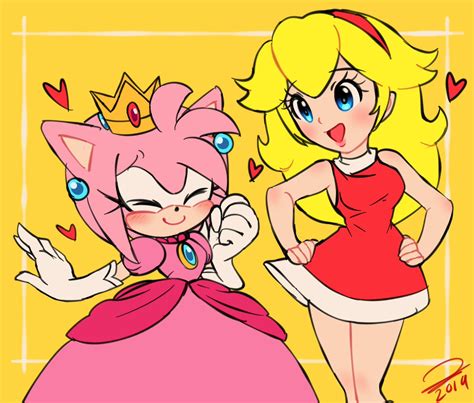 Shadow The Hedgehog X Princess Peach