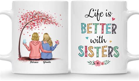 Amazon Gossby Custom Sister Mug Personalized Soul Sister Gift