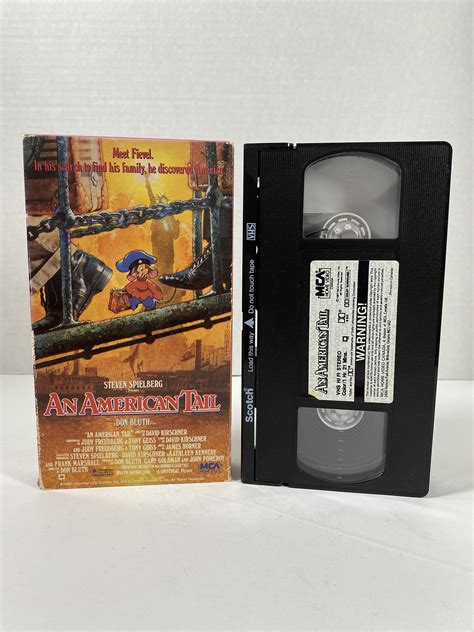 Vintage 1987 an American Tail VHS - Starring the Voices Of: Don Deluise