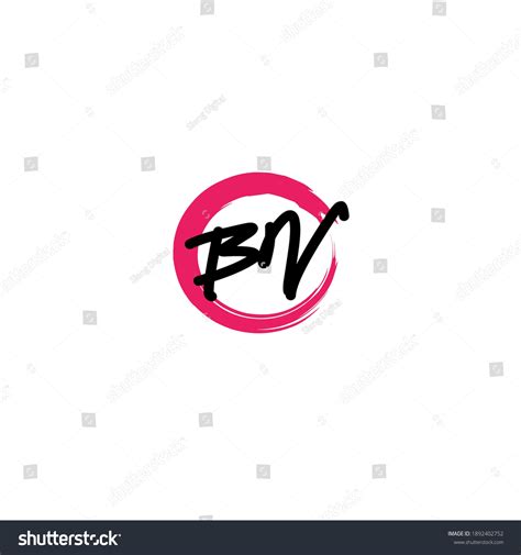 Bn White Background Handwritten Logo Stock Vector (Royalty Free) 1892402752 | Shutterstock