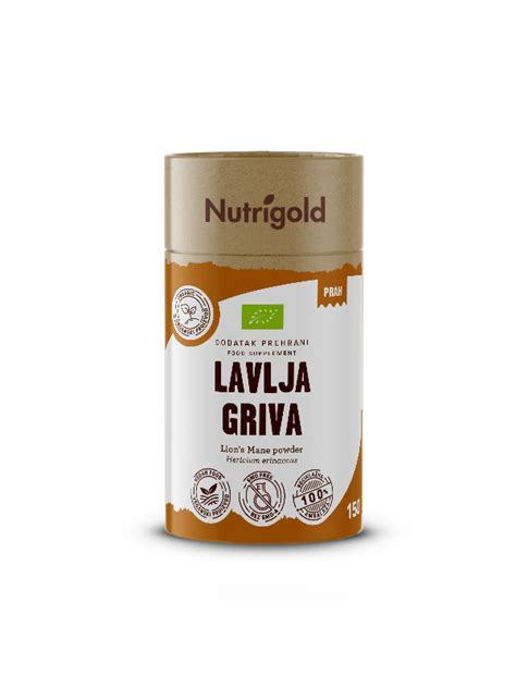 Nutrigold Levja Griva V Prahu Ekološka Nutrigold Tovarna Zdrave Hrane