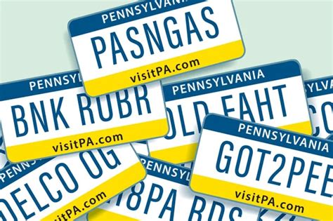 Pennsylvanians Rejected Vanity License Plates Reveal A Great Deal