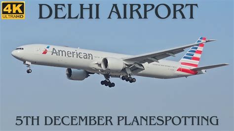 Delhi Airport Planespotting On Th December Afternoon Rush Hour At