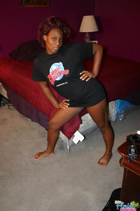 Ebony Amateur Tina Fondles Her Natural Tits While Getting Butt Naked CoedCherry