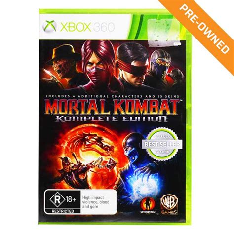 Xbox 360 Mortal Kombat Komplete Edition [pre Owned] Game Ship