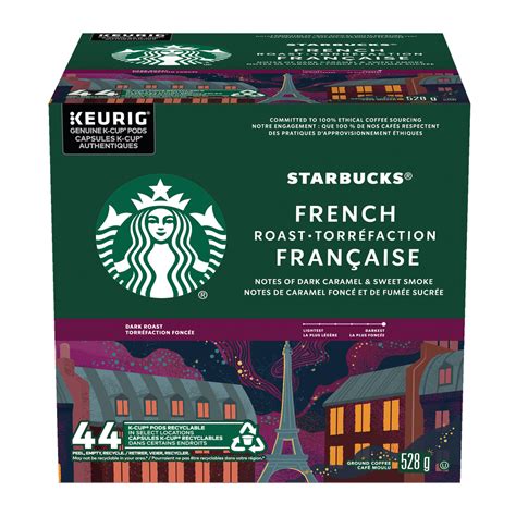 Keurig Starbucks French Dark K Cup Coffee Pods 528 G 44 Pk