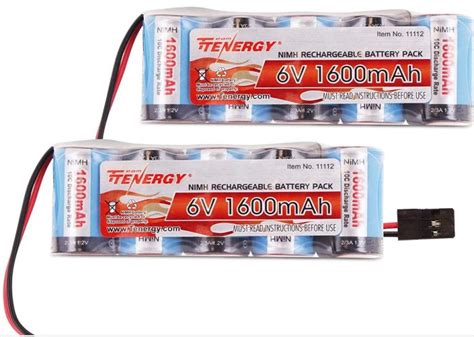 TENERGY batería para receptor 6 V Hobby Models