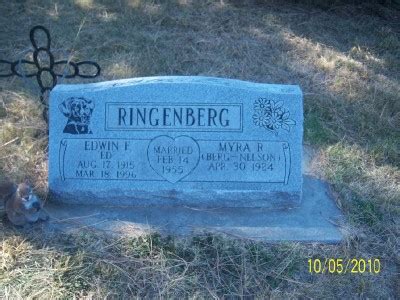 Edwin F Ed Ringenberg 1915 1996 Find A Grave Memorial