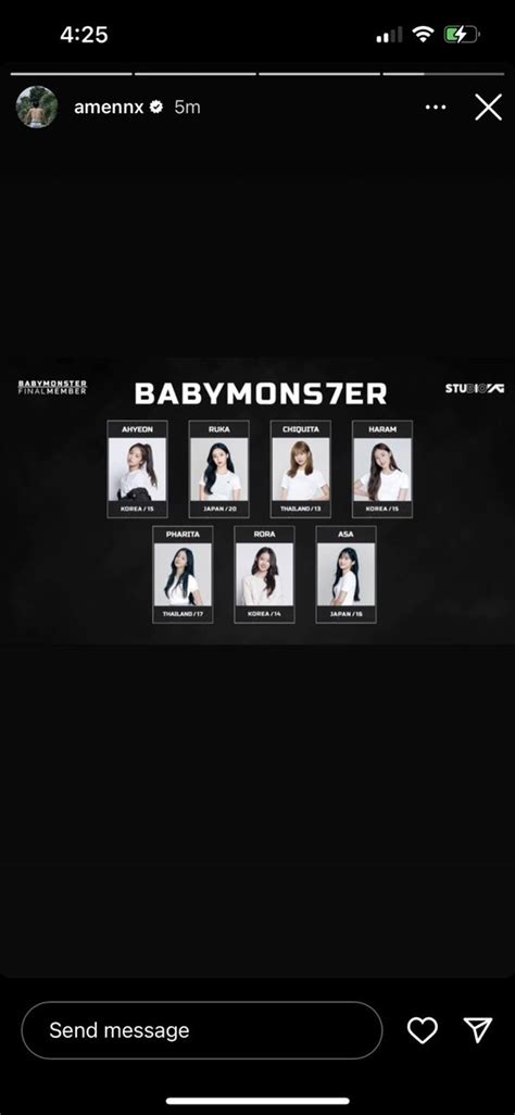 Babymonster Info On Twitter Chiquitas Friend And Pharitas Relative