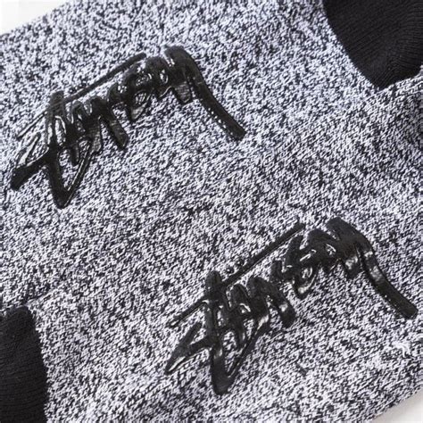 Stussy Ss Link Socks Black White