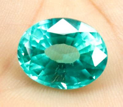 AAA Natural Ceylon Blue Green Parti Sapphire Oval Cut Loose Gemstone 13