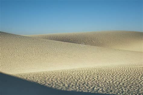 White Sand Dunes At White Sands National Monument New Mexico Usa