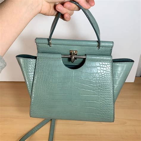 Other Charles Keith Crocodile Embossed Faux Leather Bag Grailed