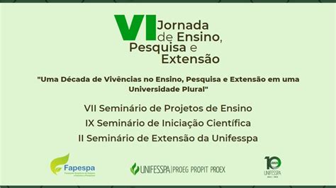 Encerramento da VI Jornada de Ensino Pesquisa e Extensão da Unifesspa