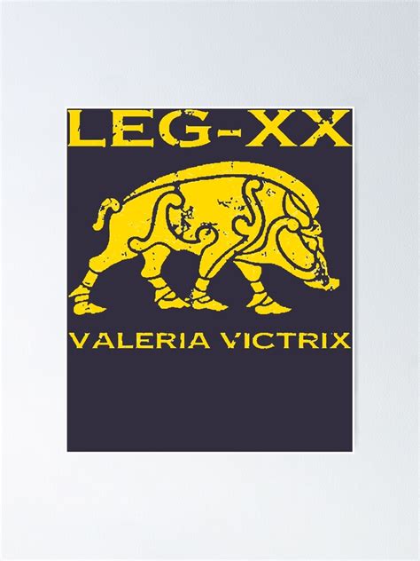 Overcome Naked Emotional Boxer Against Regime Legio Xx Valeria Victrix Cute Gift Poster For
