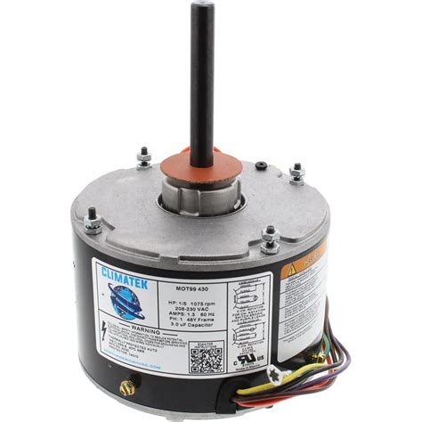 ClimaTek Upgraded 1 5 HP Condenser Fan Motor Directly Replaces Emerson