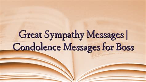 Great Sympathy Messages Condolence Messages For Boss Technewztop